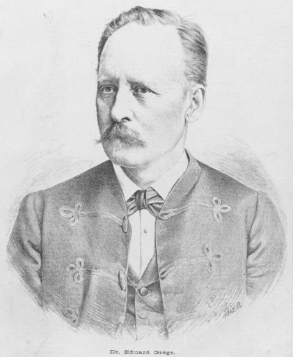 Eduard Grégr    František Bíza (1849-1904) / Public domain   https://upload.wikimedia.org/wikipedia/commons/f/fc/Eduard_Gregr_Biza.jpg